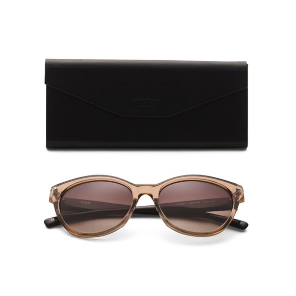 TUMI BLACK/BEIGE 54mm Sunglasses